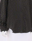 Matteau Polka Dot Cotton/Silk Shirt Size 4