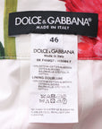 Dolce & Gabbana Carnation Print Maxi Skirt Size IT 46 | AU 12-14