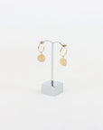 By Charlotte Hoop Earrings with removable pendant