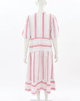 Catherine Murphy Striped Linen Dress Size 10