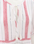 Catherine Murphy Striped Linen Dress Size 10