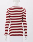 Doen Ribbed Striped Top Size XXL