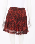 Ganni Shirred Mini Skirt Size 34 | AU 6
