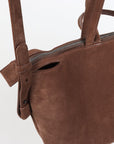 Marsell 4 In Orizzontale suede bag