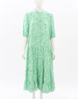 Alessandra Linen Floral Dress Size Large