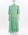 Alessandra Linen Floral Dress Size Large