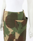 Victoria Beckham Cotton Camo Skirt Size 6