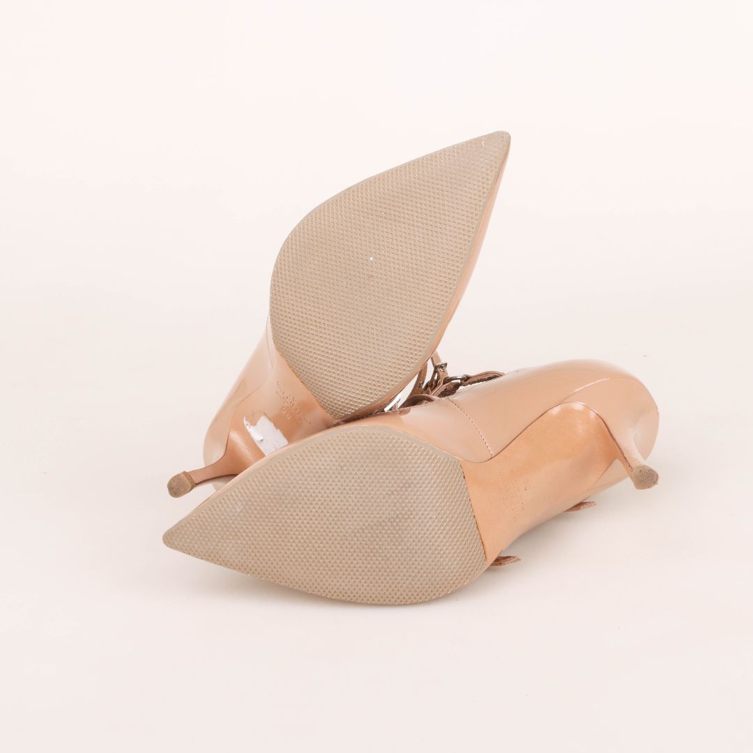 Valentino Patent Leather Love Latch Heels Size 38