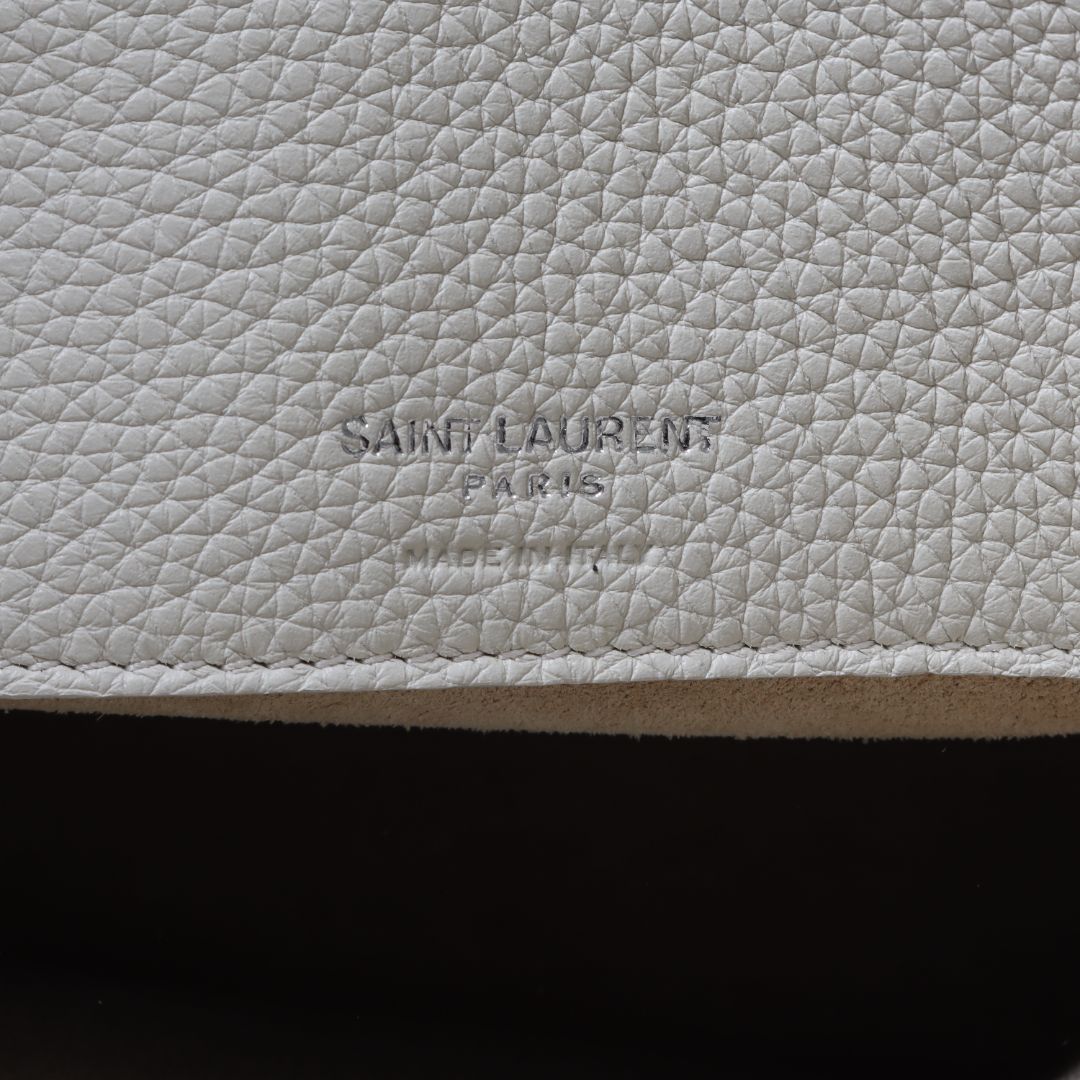 Saint Laurent Leather Sac De Jour Tote Size Medium