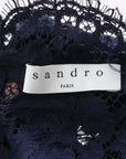 Sandro Cotton/Lace Top Size 1