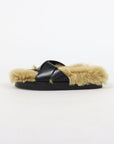 Camilla and Marc 'Herman' Furry Sandals Size 40