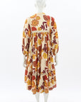 Diane Von Furstenberg Printed Cotton/Silk Wrap Dress Size US 6 | AU 10