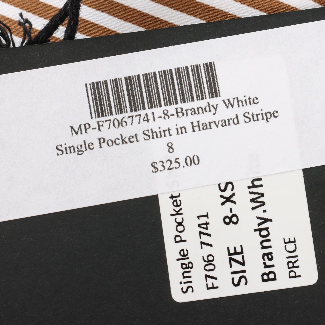 Mela Purdie Striped Single Pocket Shirt Size 8