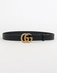 Gucci Leather GG Marmont Belt Size 95