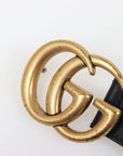 Gucci Leather GG Marmont Belt Size 95