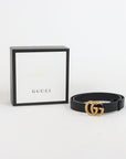 Gucci Leather GG Marmont Belt Size 95