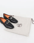 Hermes 'Paris' Leather Loafers Size 37