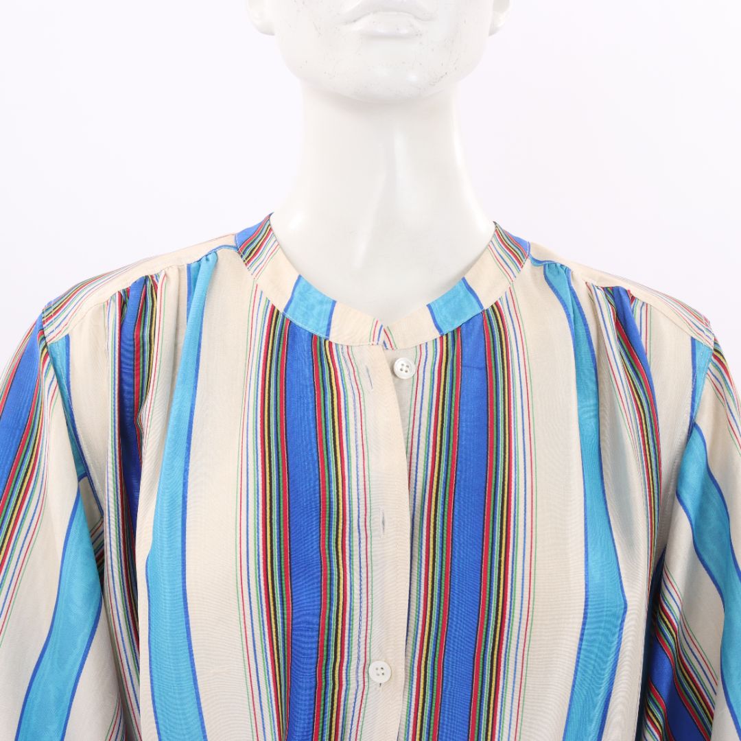 Oroton Lake Stripe Long Dress Size 14