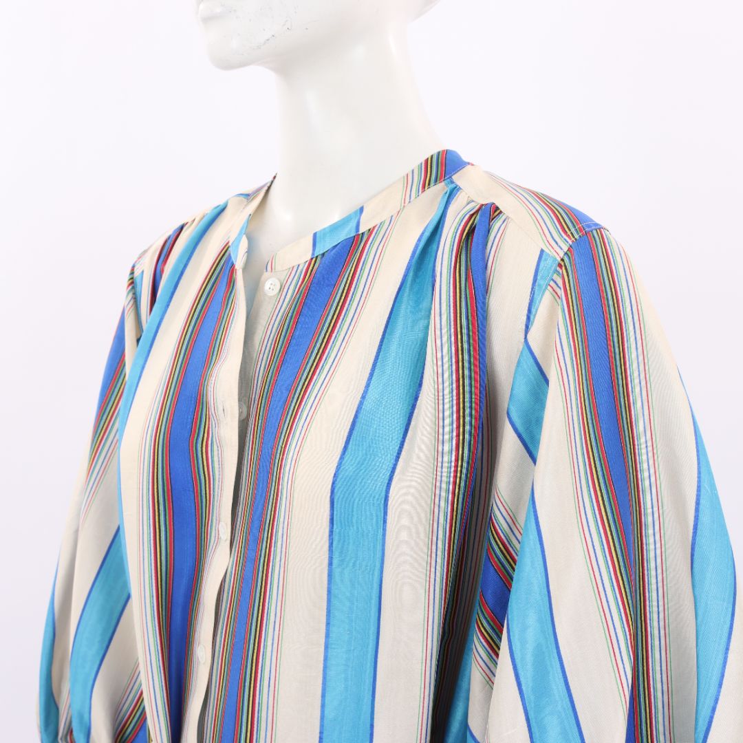 Oroton Lake Stripe Long Dress Size 14