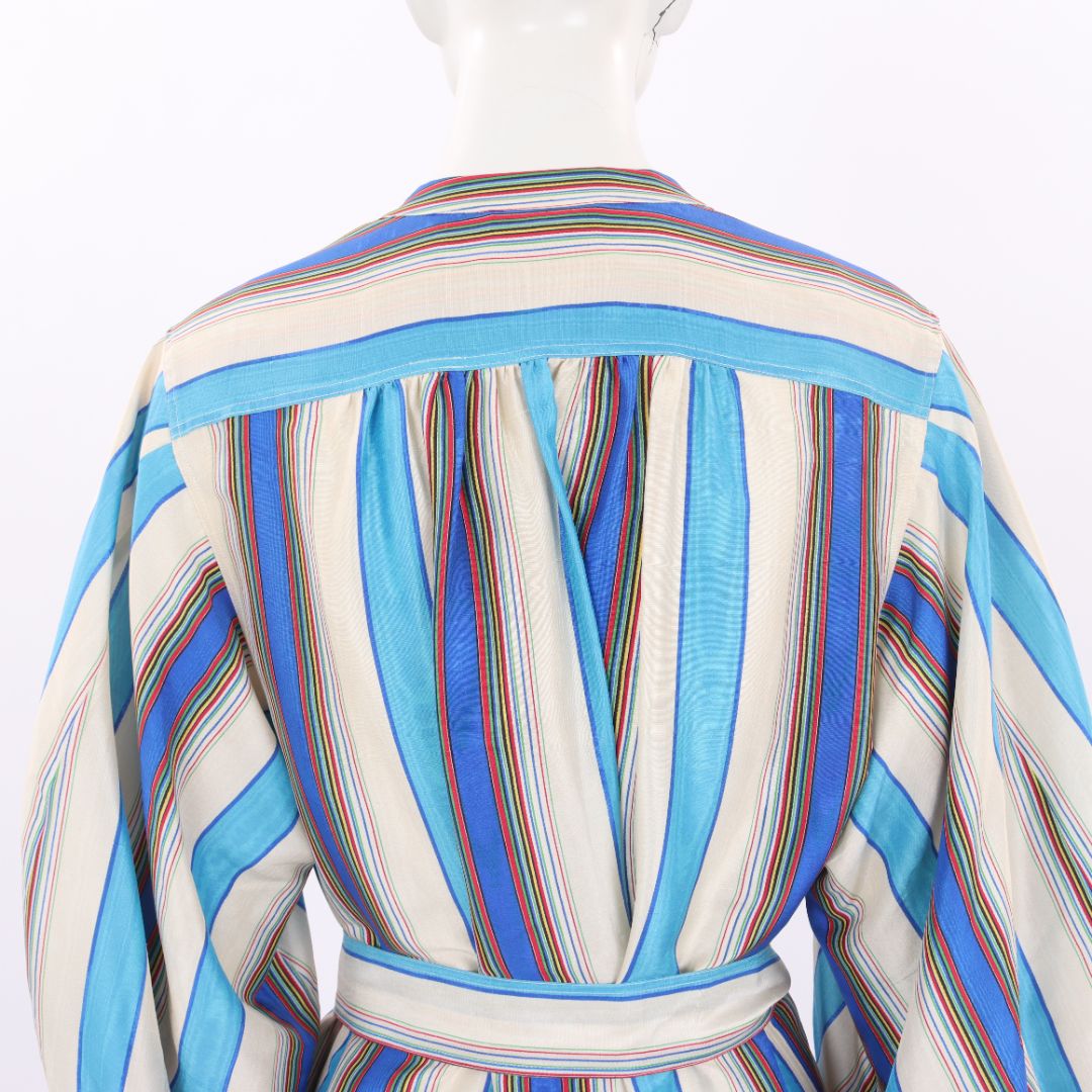 Oroton Lake Stripe Long Dress Size 14