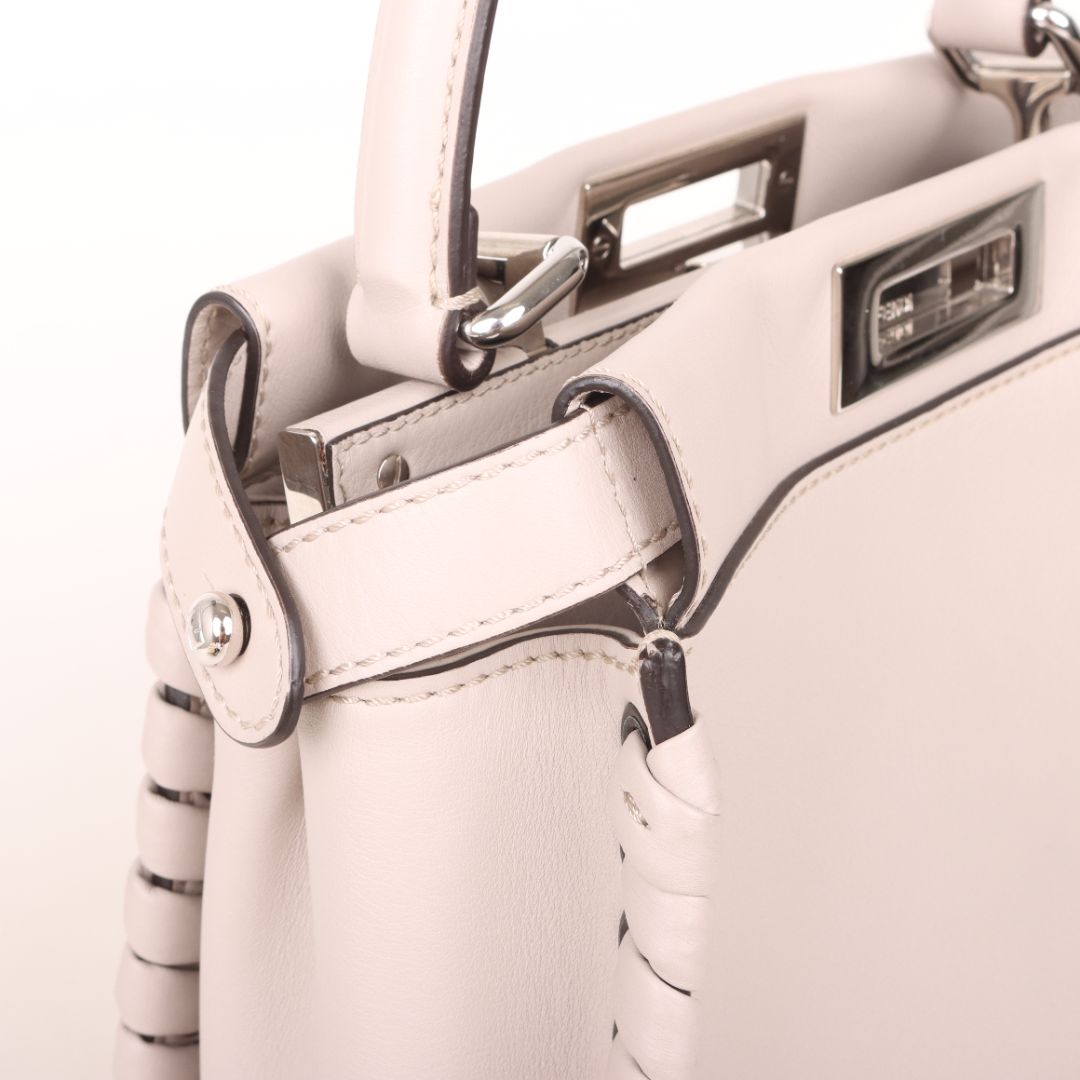Fendi Leather Peekaboo Two Way Bag