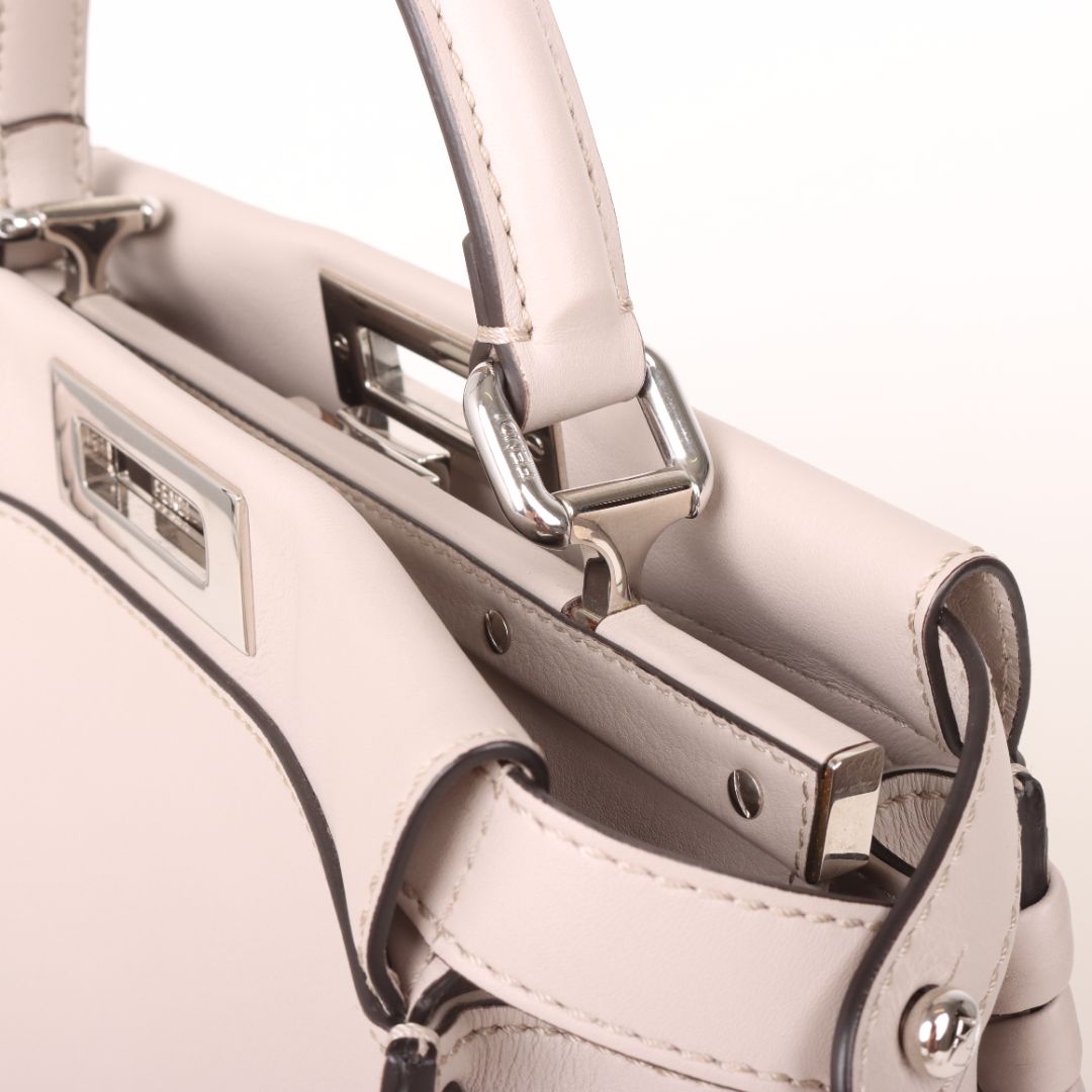 Fendi Leather Peekaboo Two Way Bag