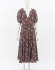 Ulla Johnson 'Olina' Floral Midi Dress Size US 2 | AU 6