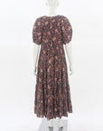 Ulla Johnson 'Olina' Floral Midi Dress Size US 2 | AU 6