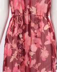Zimmermann 'Concert' Flutter Silk Midi Dress Size 2