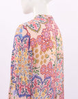 Johnny Was Spring Imana Paisley Dress Size Medium