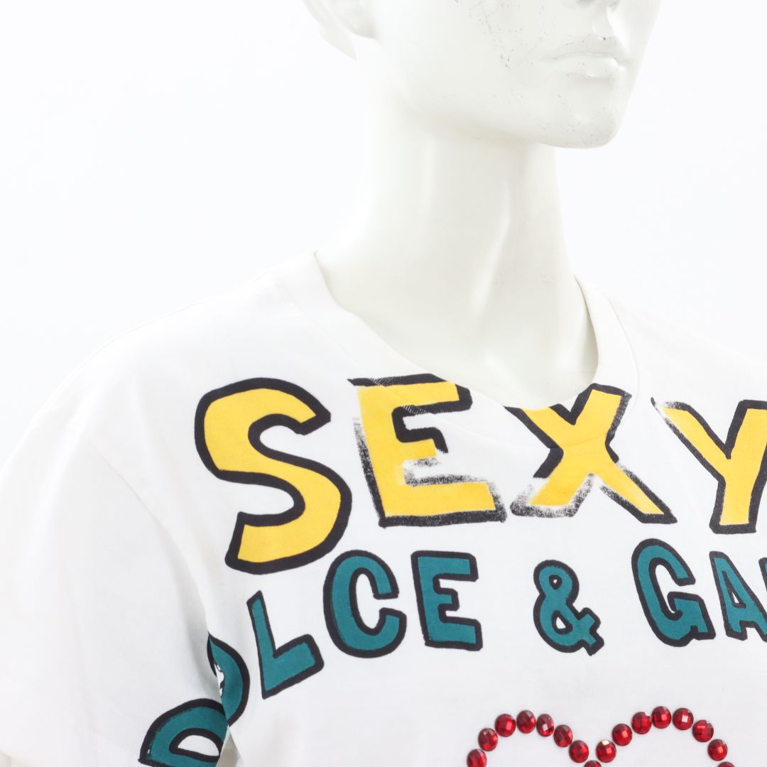 Dolce &amp; Gabbana Sexy Graphic T-shirt Size IT 42 | AU 10