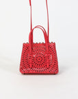 Alaia Le Mina 20 Vienne Wave Leather Tote Bag