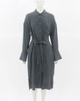 Odeeh Silk Blend Shirt Dress Size 38