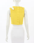 Aje Jolie Abstract Cut Out Top Size 8