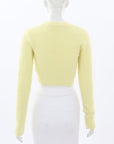 Camilla and Marc Meadow Feather Knit Crop Top Size XS