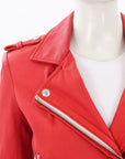 Iro 'Luiga' Leather Biker Jacket Size FR 36 | AU 8