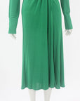 Scanlan Theodore Collared Long Sleeve Midi Dress Size 6