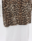 Equipment Silk Leopard Print Shift Dress Size M