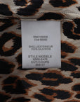 Equipment Silk Leopard Print Shift Dress Size M