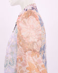 Zimmermann 'Kaleidoscope' Spliced Blouse Size 2
