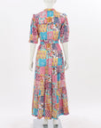 Lola Australia 'Kara' Patchwork Maxi Dress Size XS