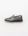 Prada Metallic Brogue Loafers Size 36.5