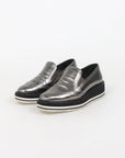 Prada Metallic Brogue Loafers Size 36.5