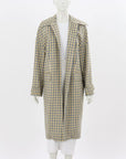 Baum Und Pferdgarten 'Darri' Twill Panelled Checked Coat Size M