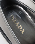 Prada Metallic Brogue Loafers Size 36.5