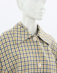 Baum Und Pferdgarten 'Darri' Twill Panelled Checked Coat Size M