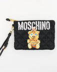 Moschino Teddy Bear Quilted Clutch