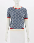 Gucci Wool Knit GG Top Size Small