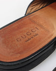 Gucci Leather Princetown Slippers Size 38