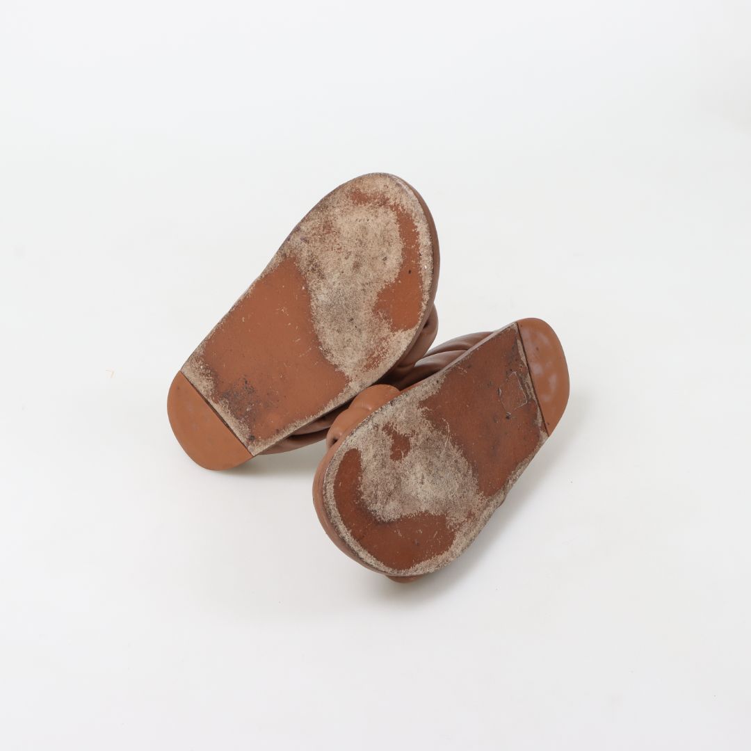 Anine Bing &#39;Lizzie&#39; Leather Slides Size 38